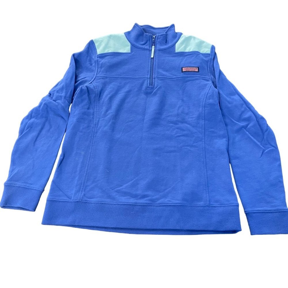 Vineyard Vines Women's Periwinkle/Light Mint Shep Shirt size small